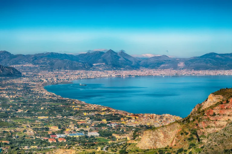 view of palermo and cruises